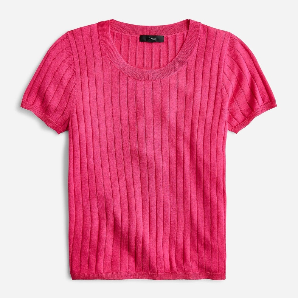 J Crew Silk-blend cropped T-shirt size S. Excellent condition.